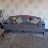 مبل ۷ نفره مدل چستر رنگ طوسی