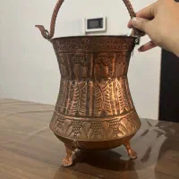 سطل زباله مسی(دکوری،عتیقه)
