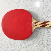 یک عدد راکت تنیس روی میز