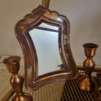 اینه شمعدان مسی