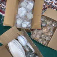 ظروف شمع سازی شیشه ای و سنگ مصنوعی، ابزار شمع سازی