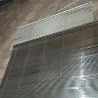 کرکره فلزی رنگ سفید ومشکی