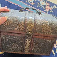 صندوقچه چوبی طرح قدیمی