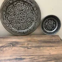 سینی دیوار کوب قلم کاری