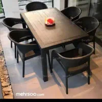 صندلی کافه و رستورانی طرح حصیری