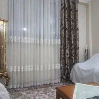 پرده پانج شده شیک با والان