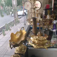 خریدار لوستر آینه کنسول بوفه برنز سمساری
