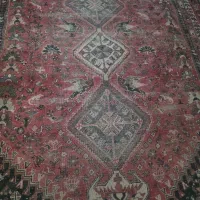 دوعددفرش دست بافت۶متری خیلی قدیمی