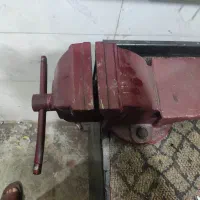 میز و گیره با فک فولادی به همراه وان ۱۵۰ لتری