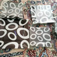 ظروف شیشه‌ای طرحدار نو