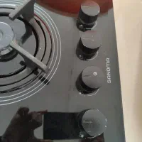 گاز صفحه ای ۴شعله شیشه ای نو