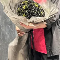 رز مشکی خاص/دسته گل/گل مصنوعی|گل مصنوعی|نیشابور, بلوار گلها|دیوار