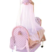 گهواره تاشو لیمویی رنگ
