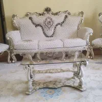 مبلمان استیل ۹ نفره چوب راش