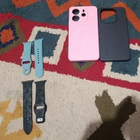 دو عدد قاب گوشی شیائومی و دو عدد بند ساعت