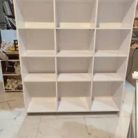 کتابخانه.درختی ونردبانی شلف دیواری قفسه دکور مغازه