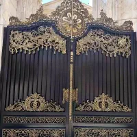 نقاشی ساختمان و درب و پنجره
