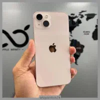 گوشی موبایل آیفون ۱۳ نرمال تمیز صورتی