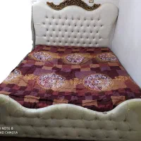 تخت دو نفره با تشک بدون روتختی