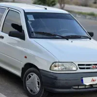 پراید سفید مدل ۹۸ بدون رنگ موتور گیربکس سالم .