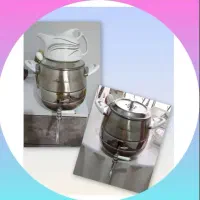 ست کتری و قوری(کتری استیل ۶لیتری مارک نگار)