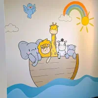 (سفر کاری به سنندج)اجرای نقاش دیواری
