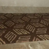 باسلام گلیم فرش ۶متری قهوه‌ای رنگ کاملان سالم