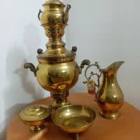 ست سماور وقوری ذغالی