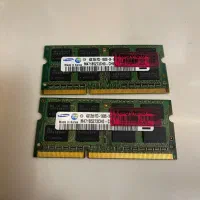 ۲ عدد رم لپتاپ ۴ گیگ ddr3 سامسونگ