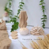 ست شمع دکوراتیو رنگبندی