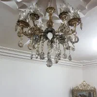 لوستر۱۲شعله برنز فروش و تعویض با لوازم برنزی