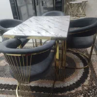 میز نهارخوری چهار نفره فلزی نونو هست