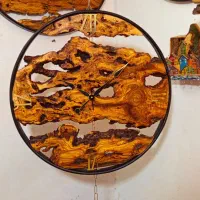 ساعت چوبی روستیک