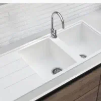 سینک سفید لگن راست درحدنو