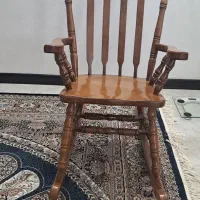 صندلی راک چوبی