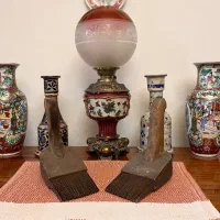 شیشه قلیان/ دفتین (شانه قالی)/ پارچ استیل