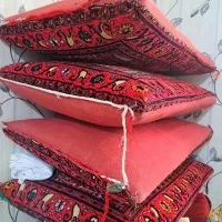 پشتی چهار عددو فرش ۱۲ متری