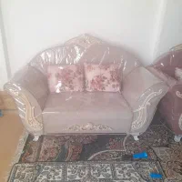 دوخت کاور مبل راحتی وسلطنتی باضمات طلقی وپارچه