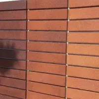 آجر نسوز نما تخت. ال ۷ و ۵/۵سانتی نما قطر ۲/۵ نسیم
