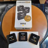 میکروفون یقه ای بی سیم رود مدل Wireless GoII Dual