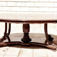 میز ناهار خوری ۸ نفره چوب گردو