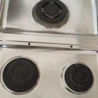 اجاق گاز پنج شعله تکنو تمام استیل