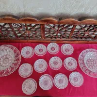 سرویس اناناسی اصل فرانسه ۱۲نفره..گل یخ فرانسه