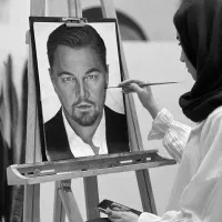 سفارش نقاشی و طراحی چهره سیاه قلم