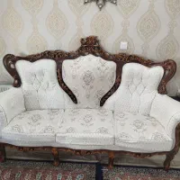 مبل ۹نفره سلطنتی چوب گردو