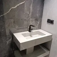 ساخت روشویی سرامیکی با چسب اپوکسی