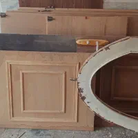 درب چوبی قاب اهنی