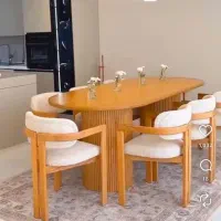 میز نهارخوری دسته دوم با نو قیمت تولیدی