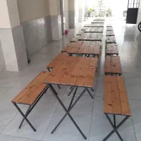 میز و صندلی کافه ای و تخت سنتی