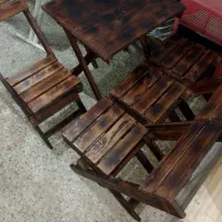 میز و صندلی تاشو نرات روس تمیز بی خطوخال